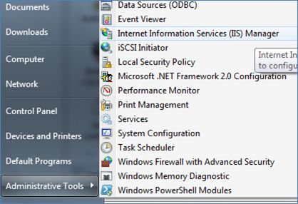 Start IIS Manager